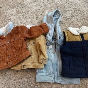 Set of outerwear for baby